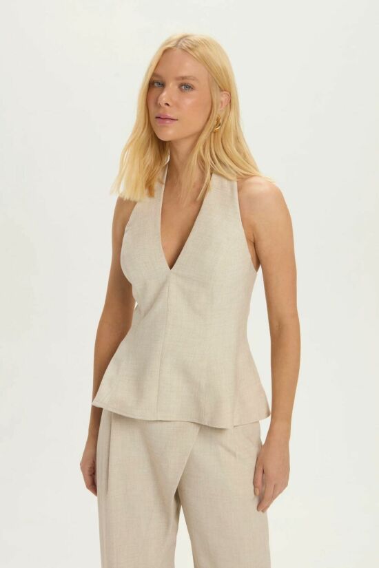 Imagem de Blusa Telma Sand Cream Le Blog